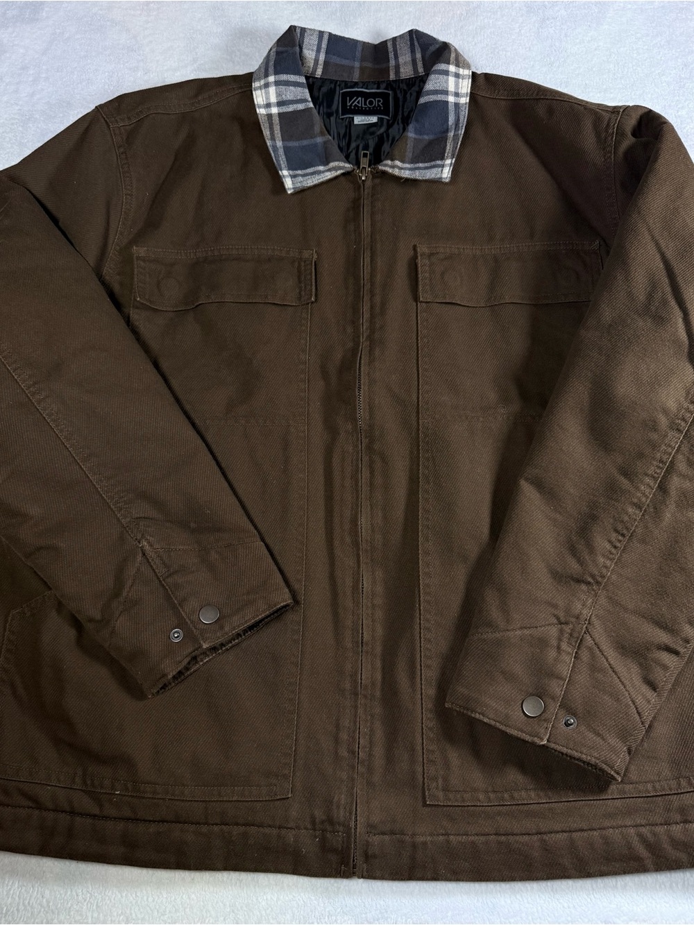 Mens Brown Cotton Jacket